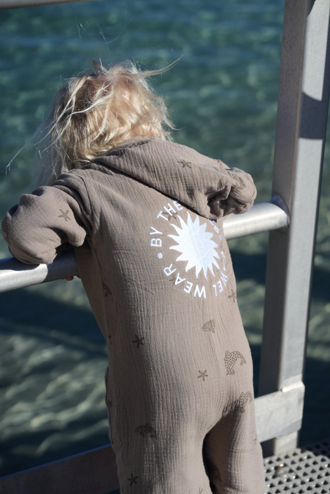 Kid's Zip-Up Jumpsuit Towel