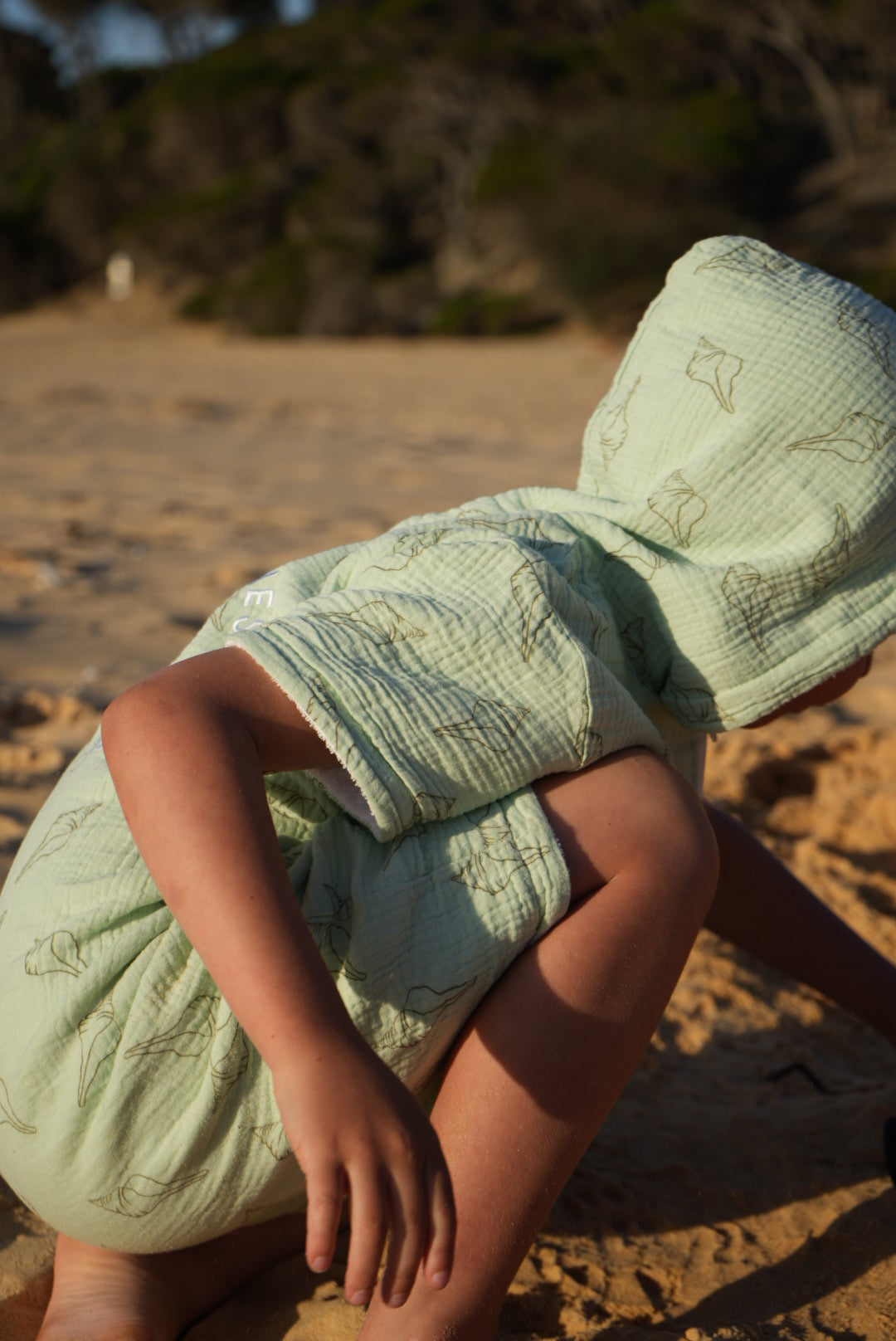 Kid's Zip-Up Jumpsuit Towel