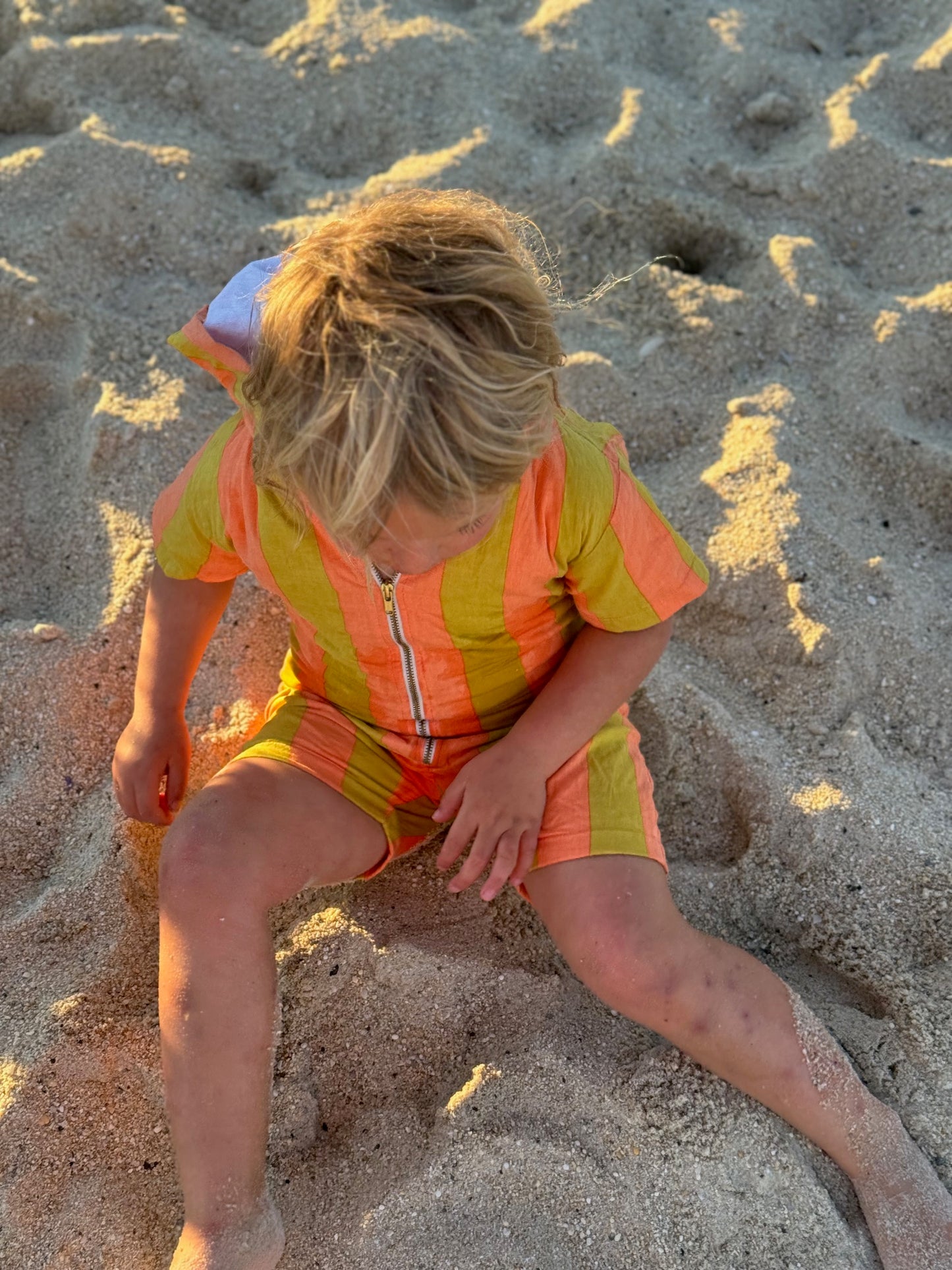 Kid's Zip-Up Jumpsuit Towel