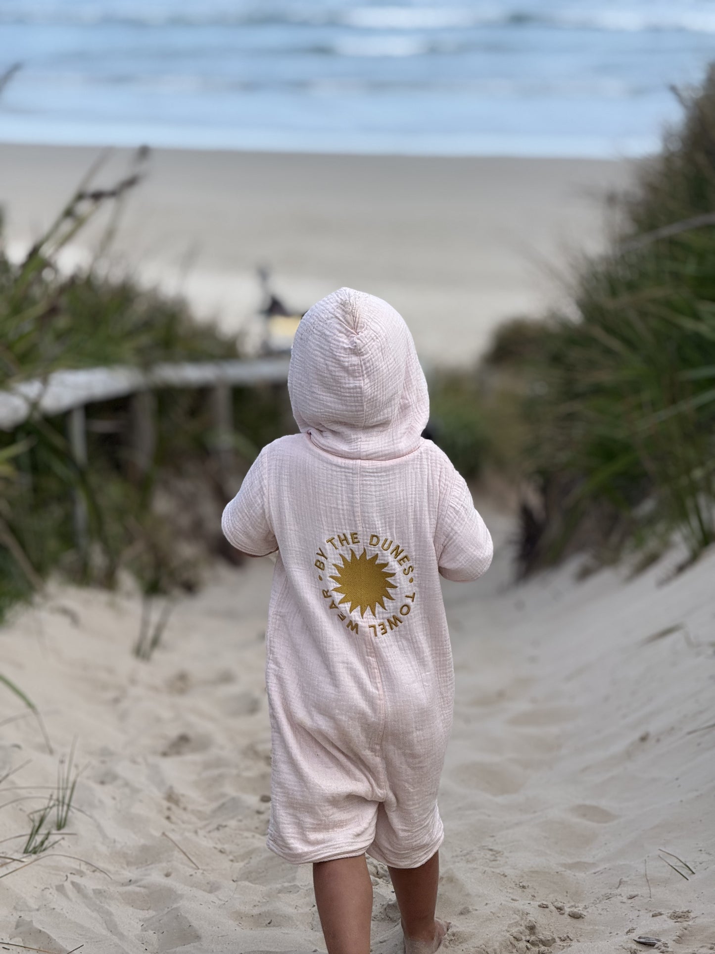 Kid's Zip-Up Jumpsuit Towel