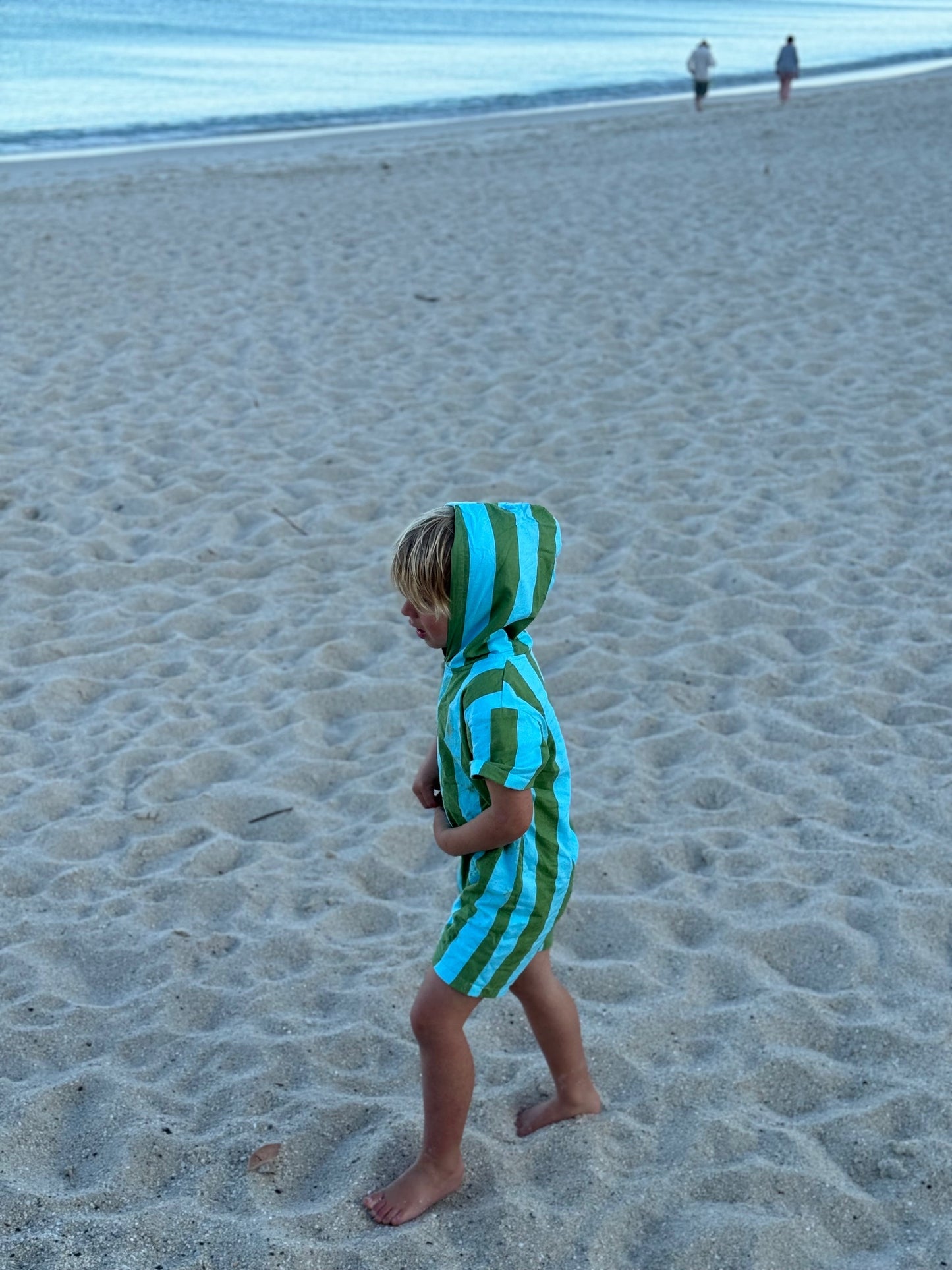 Kid's Zip-Up Jumpsuit Towel