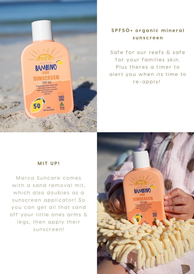 Marca Mineral Sunscreen - safe for babies!
