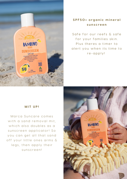 Marca Mineral Sunscreen - safe for babies!