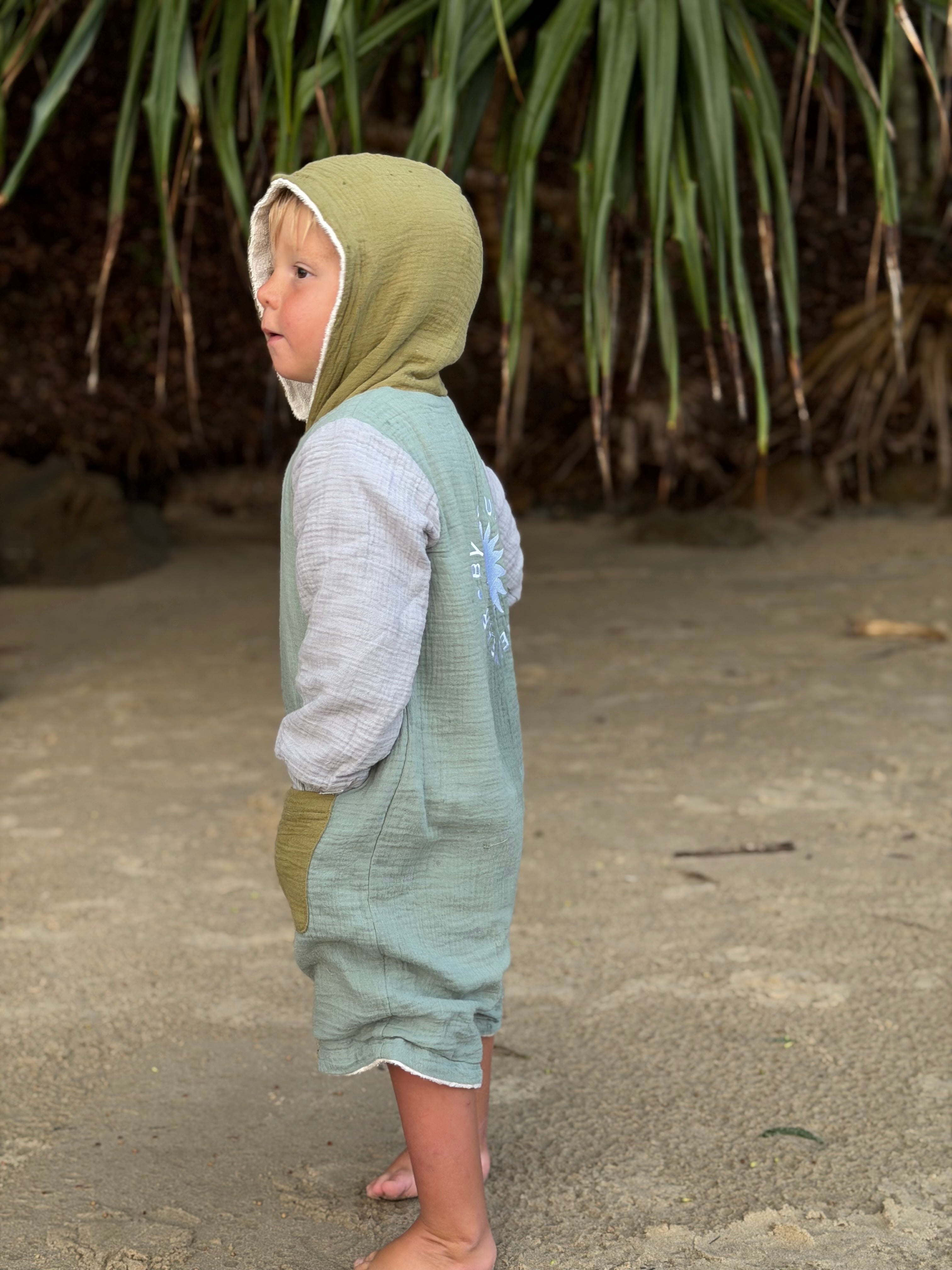 Long-Sleeve Kid’s Jumpsuit Towel