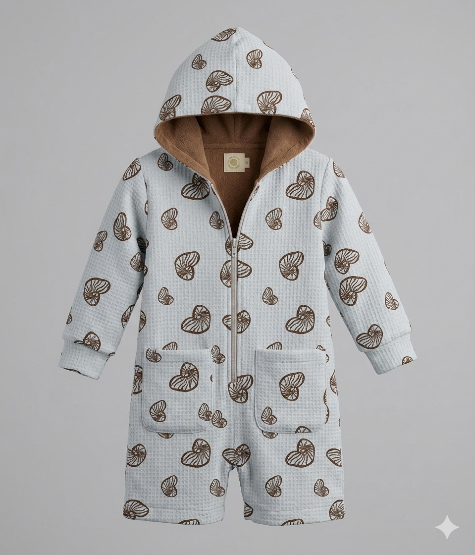 Long-Sleeve Kid’s Jumpsuit Towel